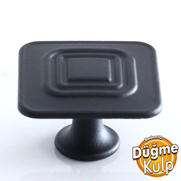 Klas Kulp Düğme Mat Siyah Mobilya Mutfak Dolabı Çekmece Dolap Kulpları Kapak Kulpu Kulbu Kulb Metal ürün görseli 1
