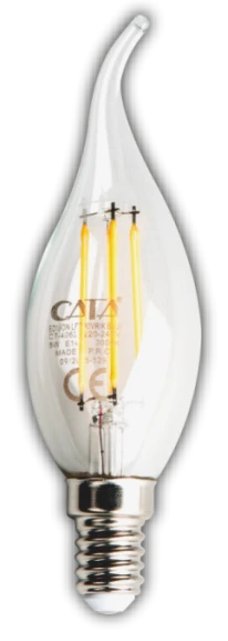 CATA CT 4064 Kıvrık Led Rustik Ampul 7W 3200K Gün Işığı E14 Duy ürün görseli 1