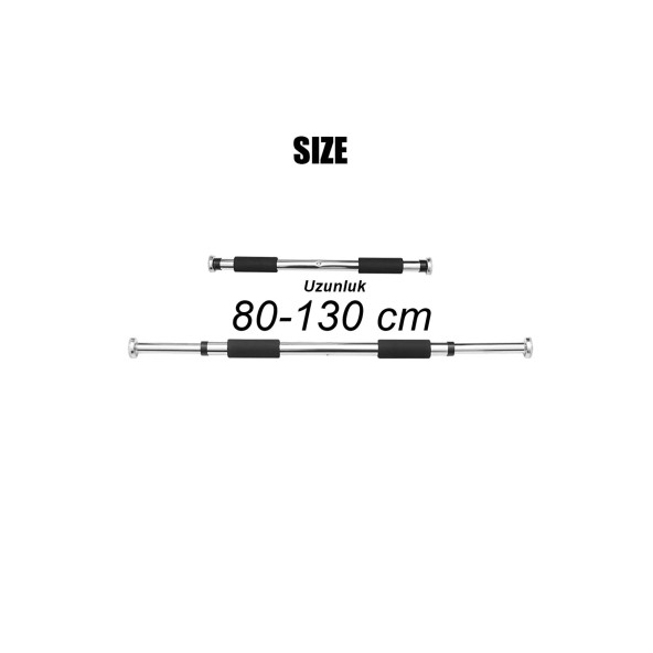 Kapı Barfiksi 80-130 cm Barfiks Demiri Kapı Barı A73 - Resim 4