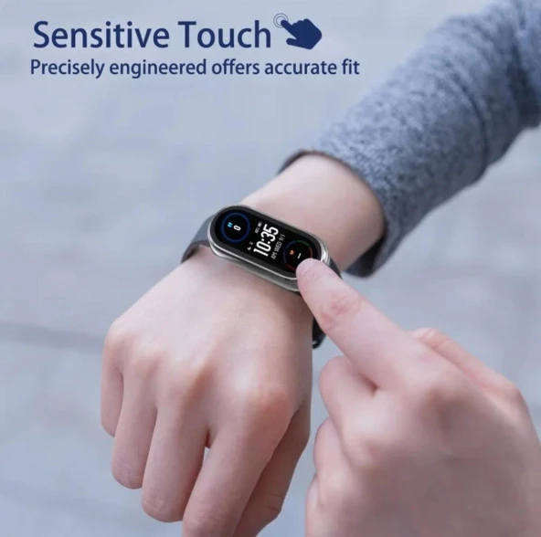 Xiaomi Mi Band 7 Uyumlu Ekran Ve Kasa Koruyucu Kılıf 360 Tam Koruma ürün görseli 1