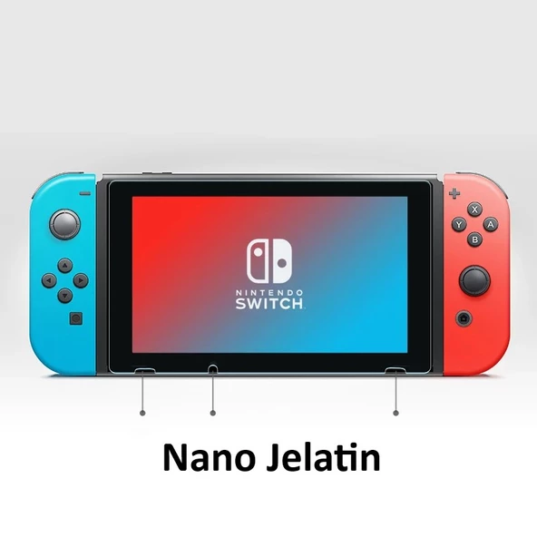 TFY Store Nintendo Switch OLED Uyumlu Ekran Koruyucusu Nano Jelatin ürün görseli 1