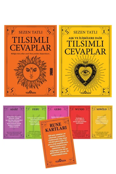 Aşk ve İlişkilere Dair Tılsımlı Cevaplar-Tılsımlı Cevaplar 2.Kitap Set-Sezen Tatlı/Yediveren ürün görseli 1