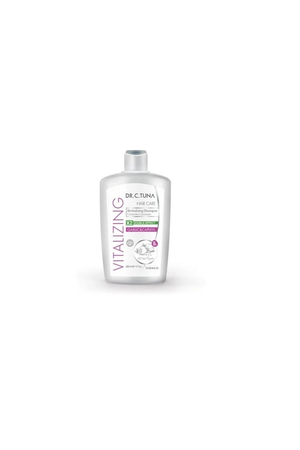 DR. C. TUNA Vitalizing Tüm Saçlar için Canlandırıcı Sarımsaklı Şampuan-500 ml ürün görseli 1