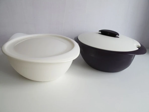 Tupperware Şık Servis 4.3 Lt Mikrodalga Fırın Isıtma Tenceresi ürün görseli 1