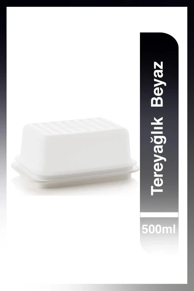 Tereyağlık 500 Ml Beyaz - Resim 2
