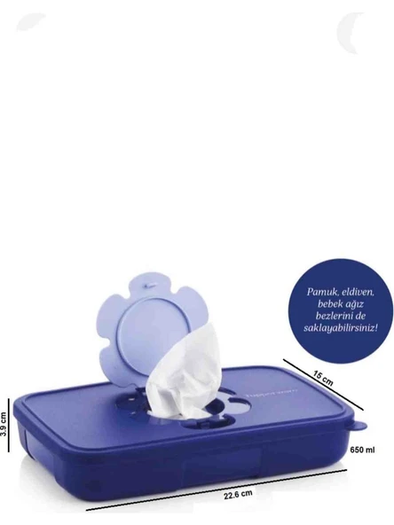 Tupperware Mendil Kutusu Ince ürün görseli 1