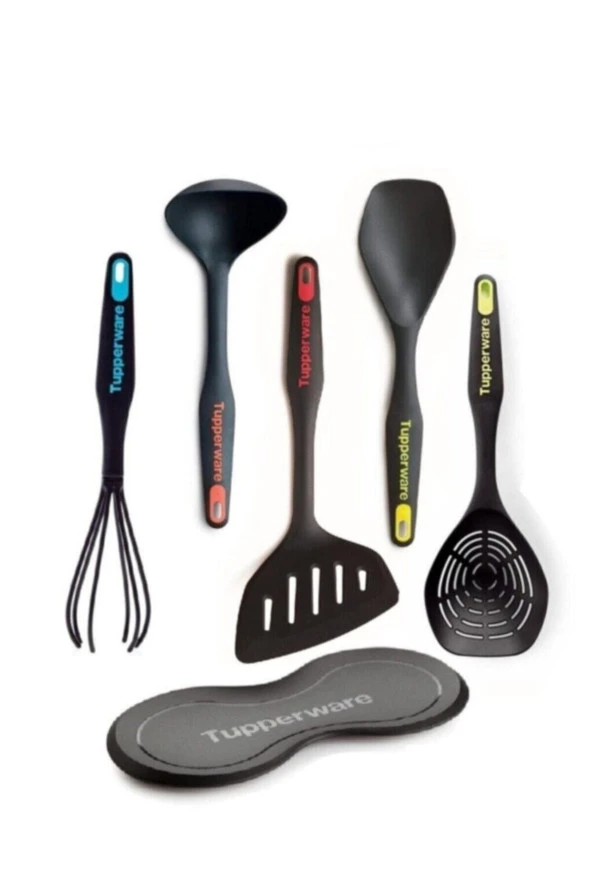 Modern Peri Set ( Kaşık-kepçe-spatula-çırpıcı-kevgir ) ürün görseli 1
