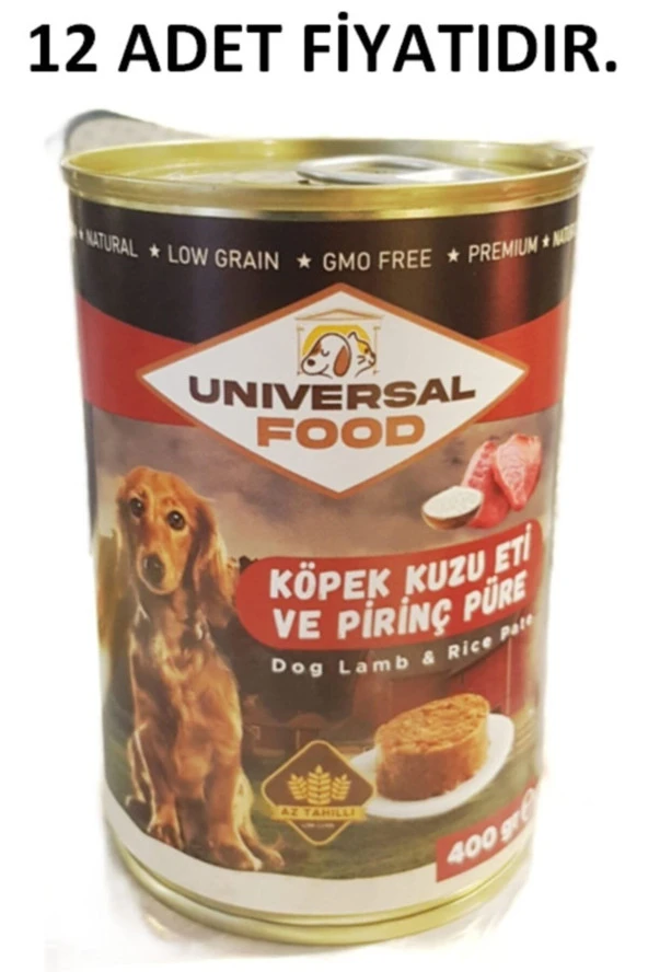 Unıversal Food Köpek Kuzu Etli Pate ürün görseli 1
