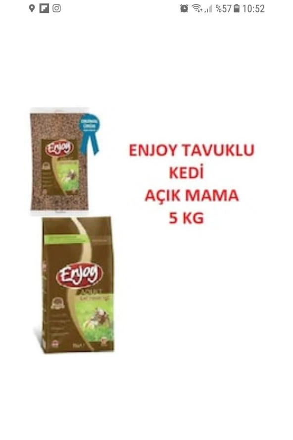 5 Kg Enjoy Kedi Mamasi ürün görseli 1