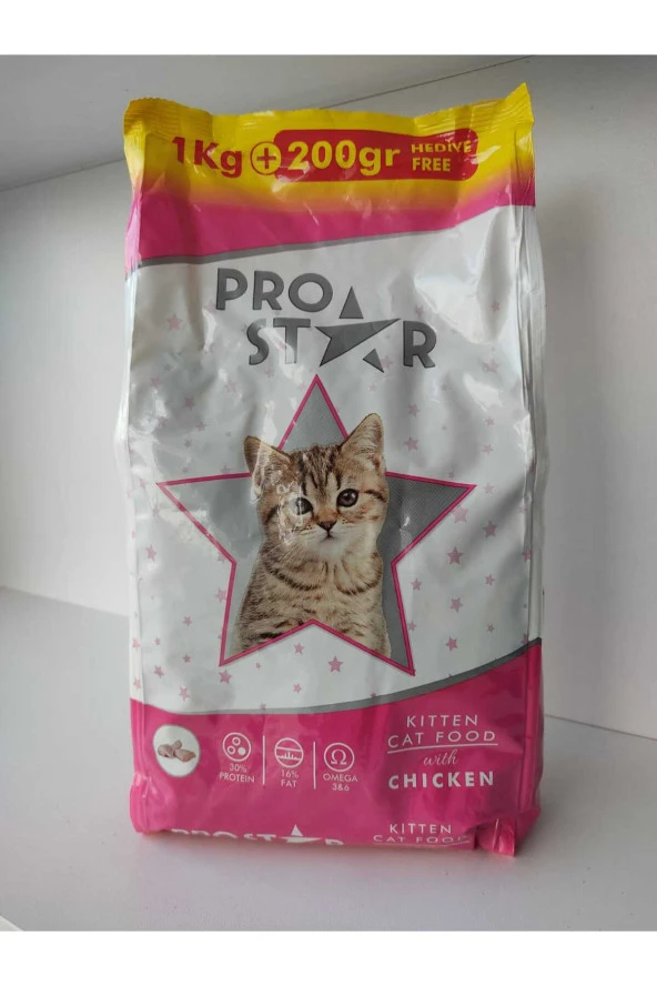 Tavuklu Yavru Kedi Maması 1200gr ürün görseli 1