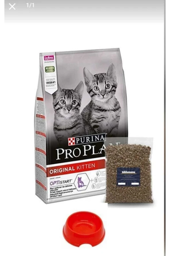 Proplan Kitten Tavuklu Yavru Kedi Maması- 1 Kg - Mama Kabı ürün görseli 1
