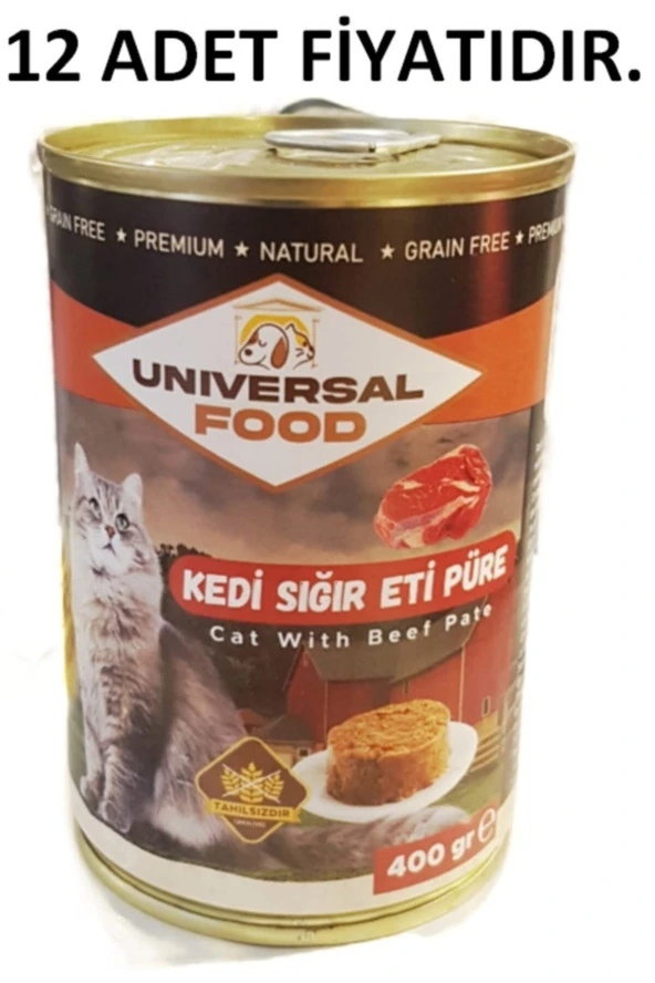 Unıversal Food Kedi Sığır Etli Pate ürün görseli 1