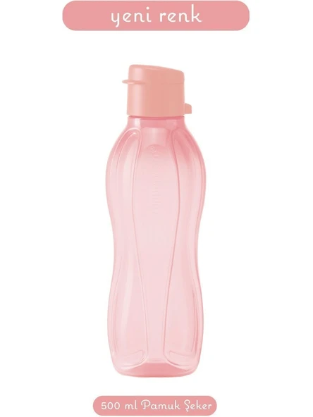 Tupperware Eko Şişe 500 ml Pamuk Şeker Pembe - Resim 2