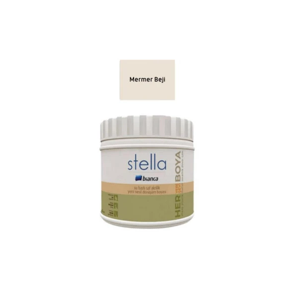 Bianca Stella Mermer Beji 0.5 LT ürün görseli 1
