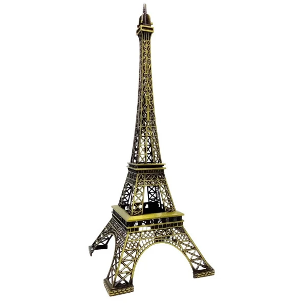 Minyatür Metal Paris Eyfel Kulesi Dekoratif Biblo 48 cm ürün görseli 1