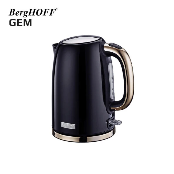 BergHOFF GEM TITAN 1.7 Litre Siyah Gold Su Isıtıcısı 7950060 ürün görseli 1