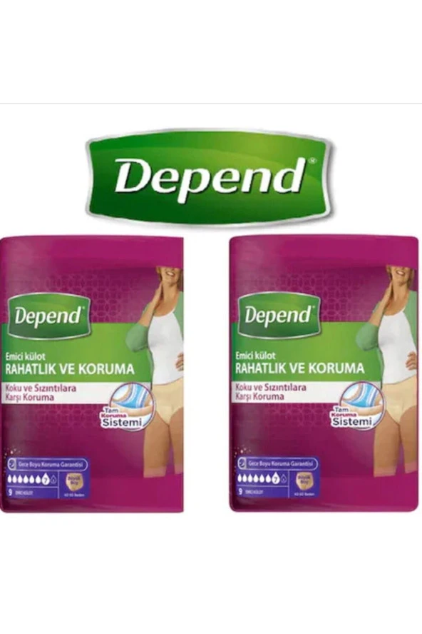 Kadın Emici Külot 9 Adet Büyük Boy Large Beden 9 9 18 Ad ürün görseli 1