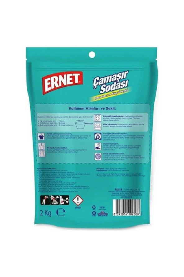 Çamaşır Sodası 2 kg 2'li - Resim 3