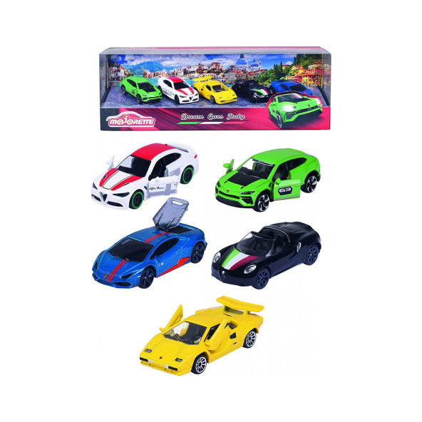 Majorette Dream Cars Italy 5'li Koleksiyon Paketi ürün görseli 1