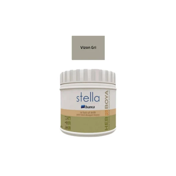 Bianca Stella Vizon Gri 0.50 LT ürün görseli 1