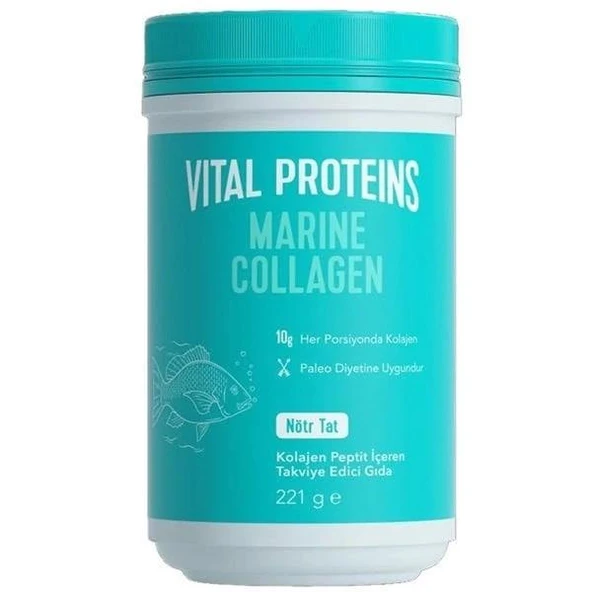 Vital Proteins Marine Collagen Nötr Tat 221 gr ürün görseli 1