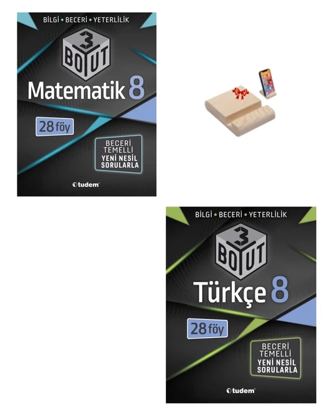 LGS 8. SINIF 3 BOYUT MATEMATİK VE TÜRKÇE ürün görseli 1