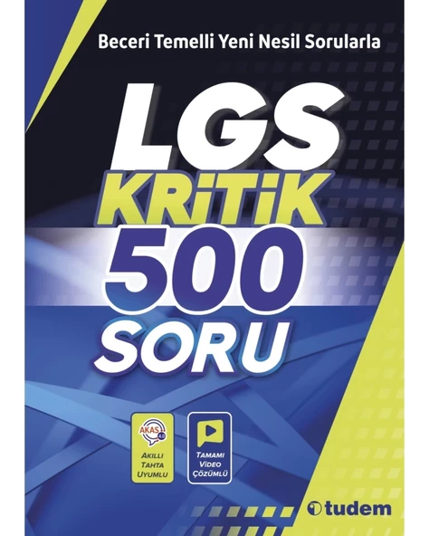 LGS 8. SINIF KRİTİK 500 SORU ürün görseli 1