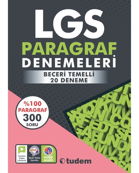 LGS 8. SINIF PARAGRAF DENEMELERİ ürün görseli 1