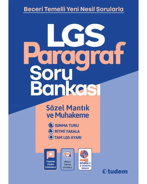 LGS 8. SINIF PARAGRAF SORU BANKASI ürün görseli 1