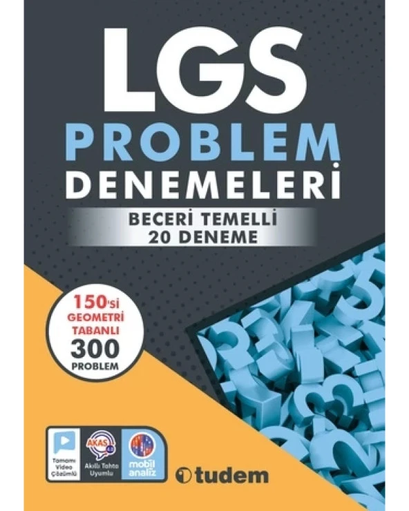 LGS 8. SINIF PROBLEM DENEMELERİ ürün görseli 1