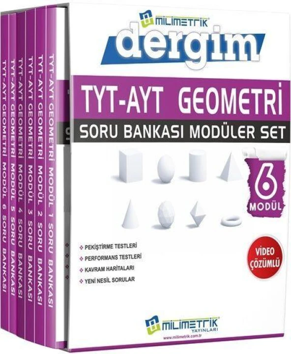 TYT AYT Geometri Sınav Koçu Soru Bankası Seti Eğitim Dünyası Yayınları ürün görseli 1