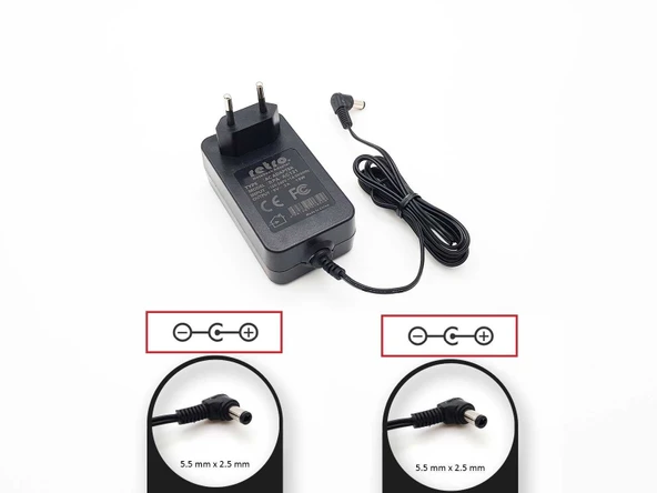Motorola 8V 200mA (0.2A) 1.6W 5.5x2.5 mm Telefon Adaptör ürün görseli 1