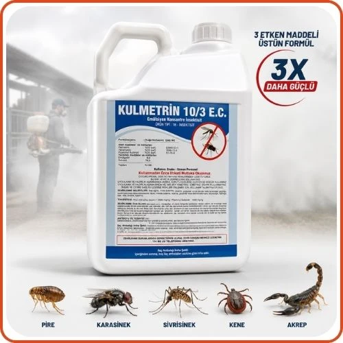 Kulmetrin 10/3 EC Kokulu Haşere İlacı | 5 Litre ürün görseli 1