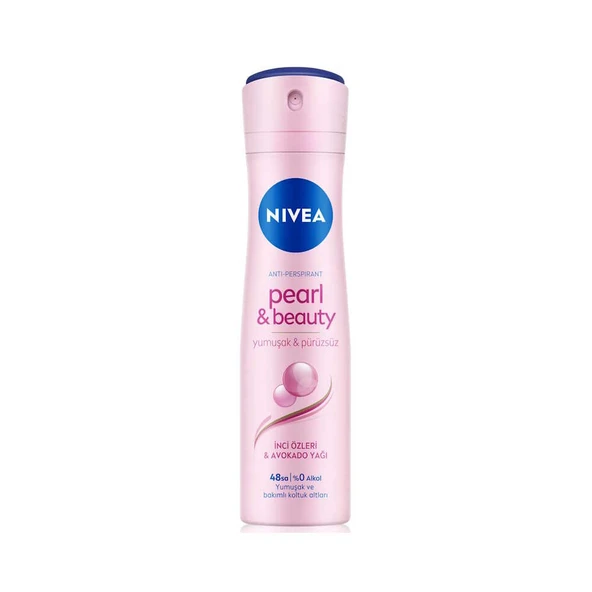 Nivea Pearl Beauty Anti-Perspirant Deodorant 150ml ürün görseli 1