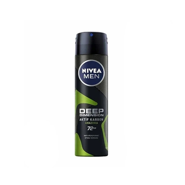 Nivea Men Deep Dimension Aktif Karbon Amazonia Anti-Perspirant Deodorant 150ml ürün görseli 1