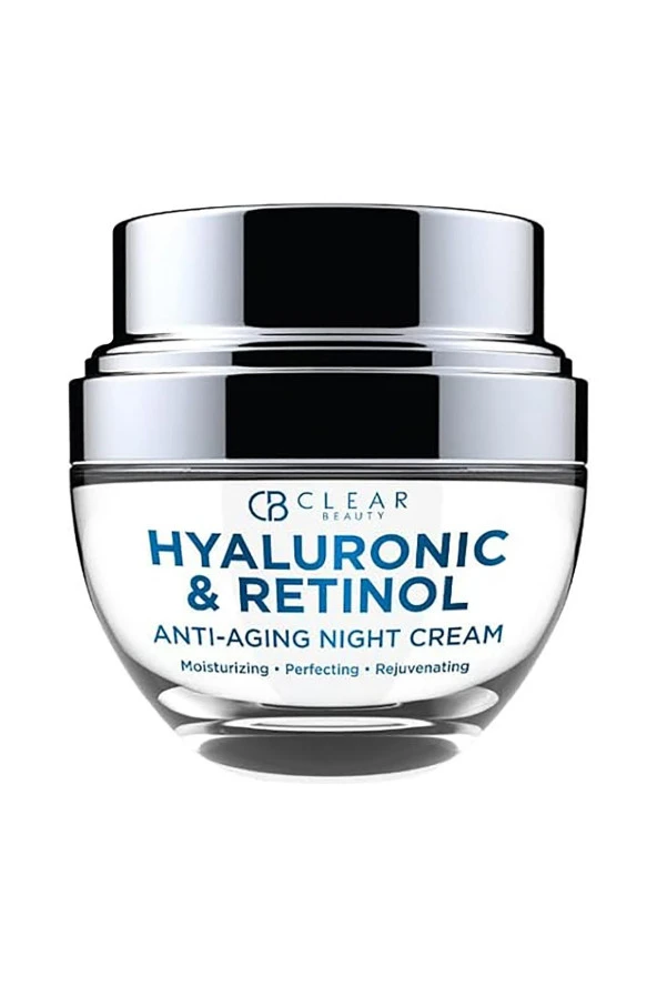 Clear Beauty Hyaluronic & Retinol Gece Kremi 50ML ürün görseli 1