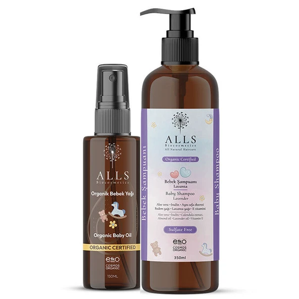Alls Biocosmetics Organik Bebek Bakım Seti 2 ürün görseli 1