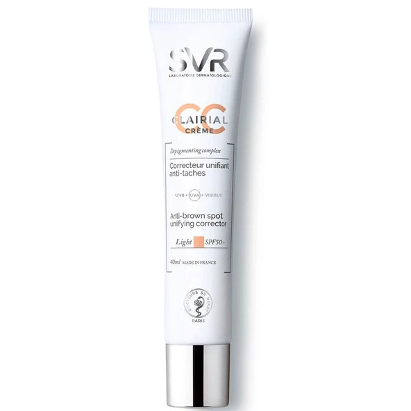 SVR Clairial CC Creme Spf 50 Light Açık Ton 40 ml CC Krem ürün görseli 1