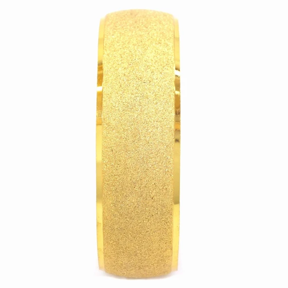 Altın Kaplama Simli Model Bilezik 2 cm BLZ-3036 - Resim 5