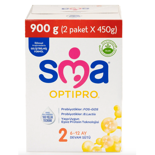 SMA Optipro 2 Devam Sütü 900 gr ürün görseli 1