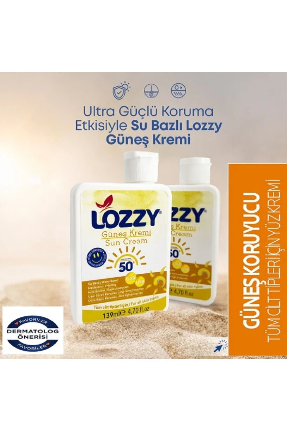 Spf 50+ Yüz Güneş Kremi - Tüm Cilt Tipleri Için Yüksek Koruma 50 Ml 6960 ürün görseli 1