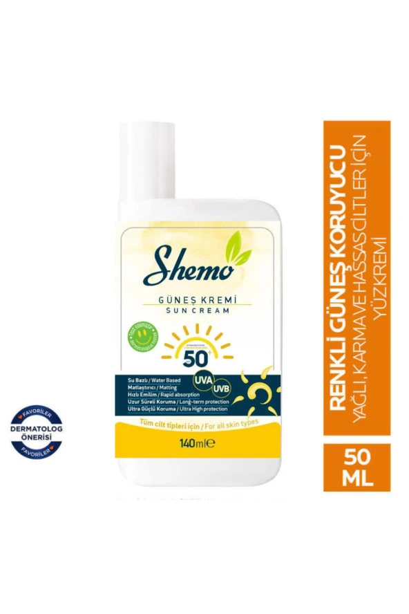 Tüm Cilt Tipleri Için Yüksek Koruma SPF +50 140 ML ürün görseli 1