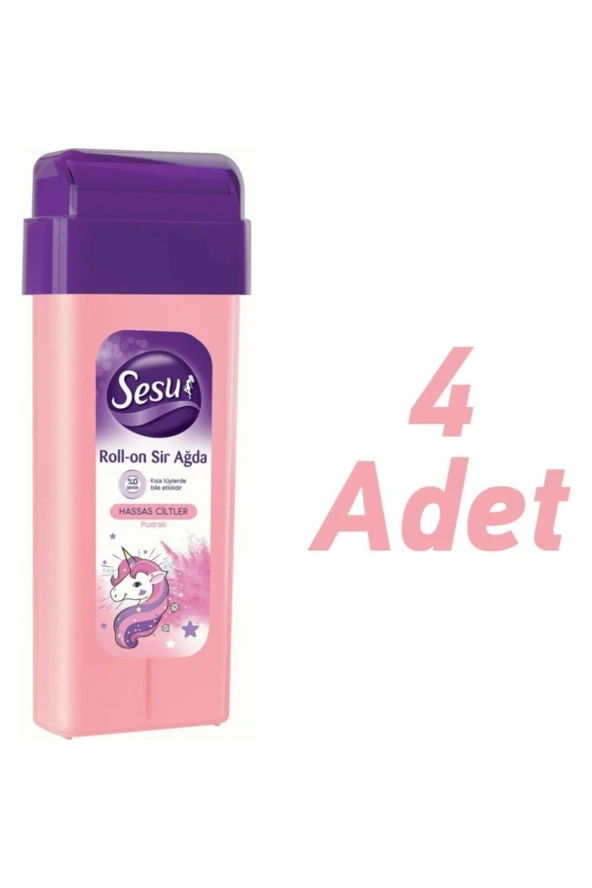 Roll-on Kartuş Sir Ağda Pudralı Hassas Ciltler 100ml ve 4 Adet ürün görseli 1