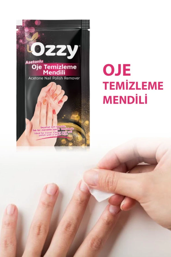 Asetonlu Oje Temizleme Mendili 2 X 10 Adet ürün görseli 1
