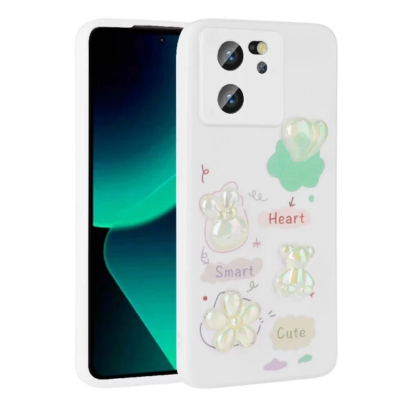 Xiaomi Mi 13T Pro Uyumlu  Uyumlu KılıfKabartma Figürlü Parlak Toys Silikon Kapak ürün görseli 1