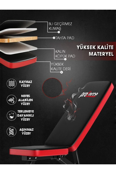 Proforce Versal - Ayarlanabilir Bench Sehpa - Katlanabilir Bench Sehpası - Resim 3