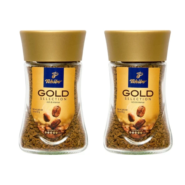 Tchibo Gold Selection Çözünebilir Kahve 50 g 2 li ürün görseli 1