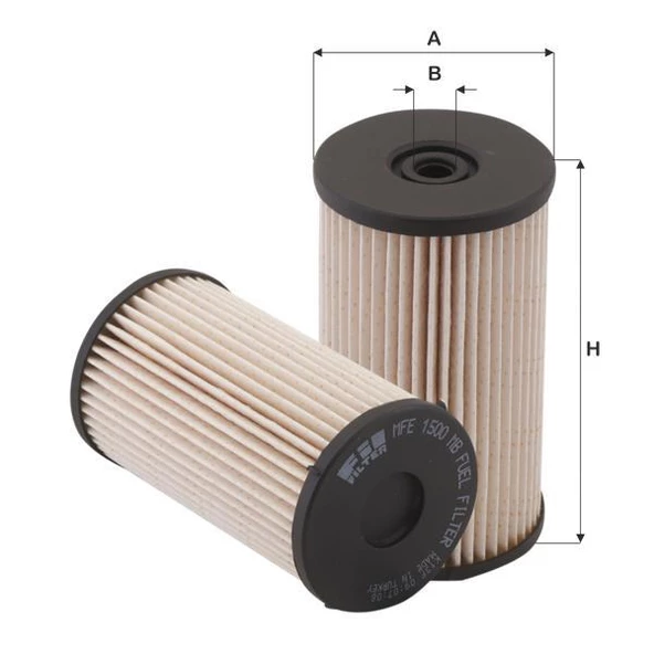 FİL MFE1500MB YAKIT FİLTRESİ AUDİ A3 SEAT ALTEA LEON TOLEDO SKODA OCTAVİA SUPERB YETİ VW BEETLE CADDY GOLF JETTA PASSAT SCİROCCO TİGUAN TOURAN ürün görseli 1