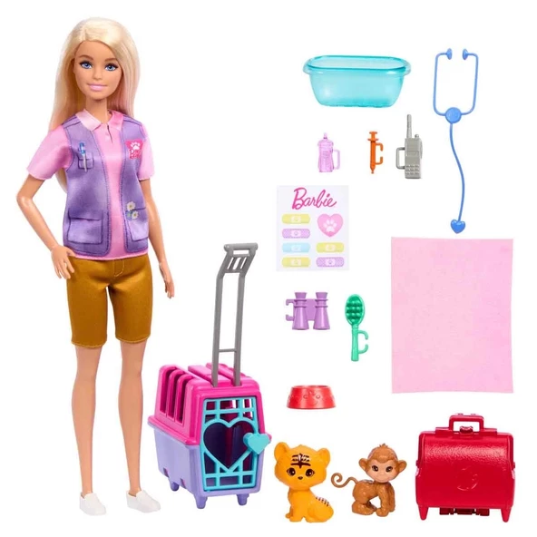 Barbie Veteriner Mini Oyun Seti HRG50 ürün görseli 1