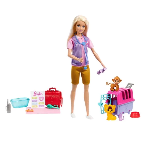 Barbie Veteriner Mini Oyun Seti HRG50 - Resim 3